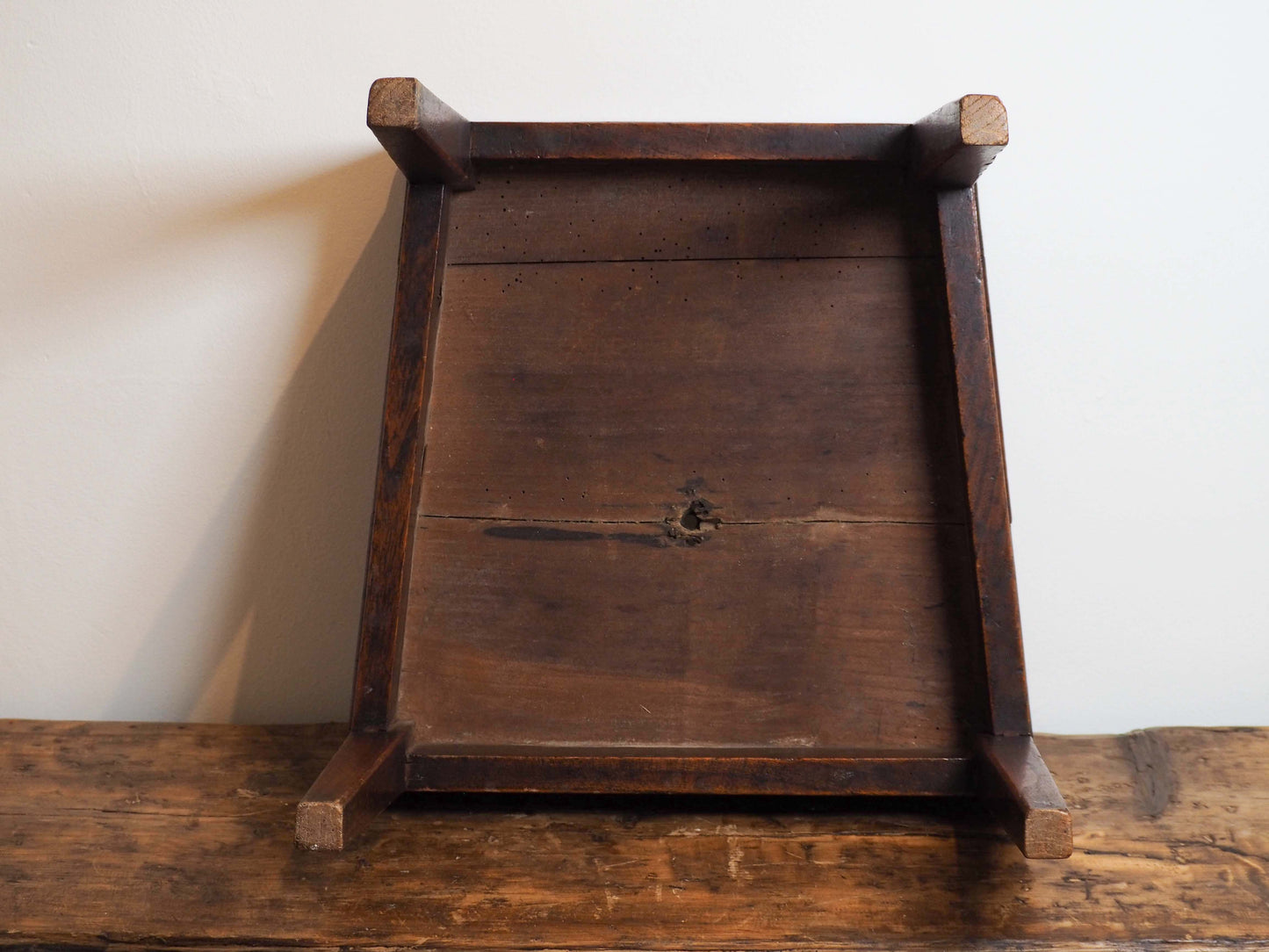 Vintage Antique Small Wooden Oak Table / Georgian Table