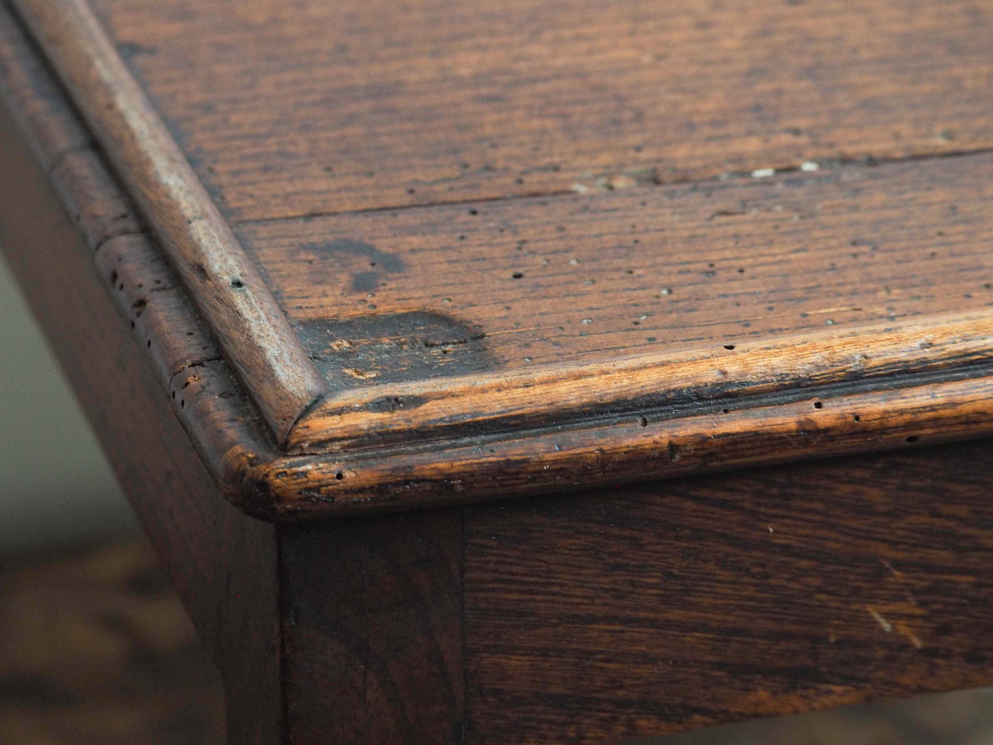Vintage Antique Small Wooden Oak Table / Georgian Table