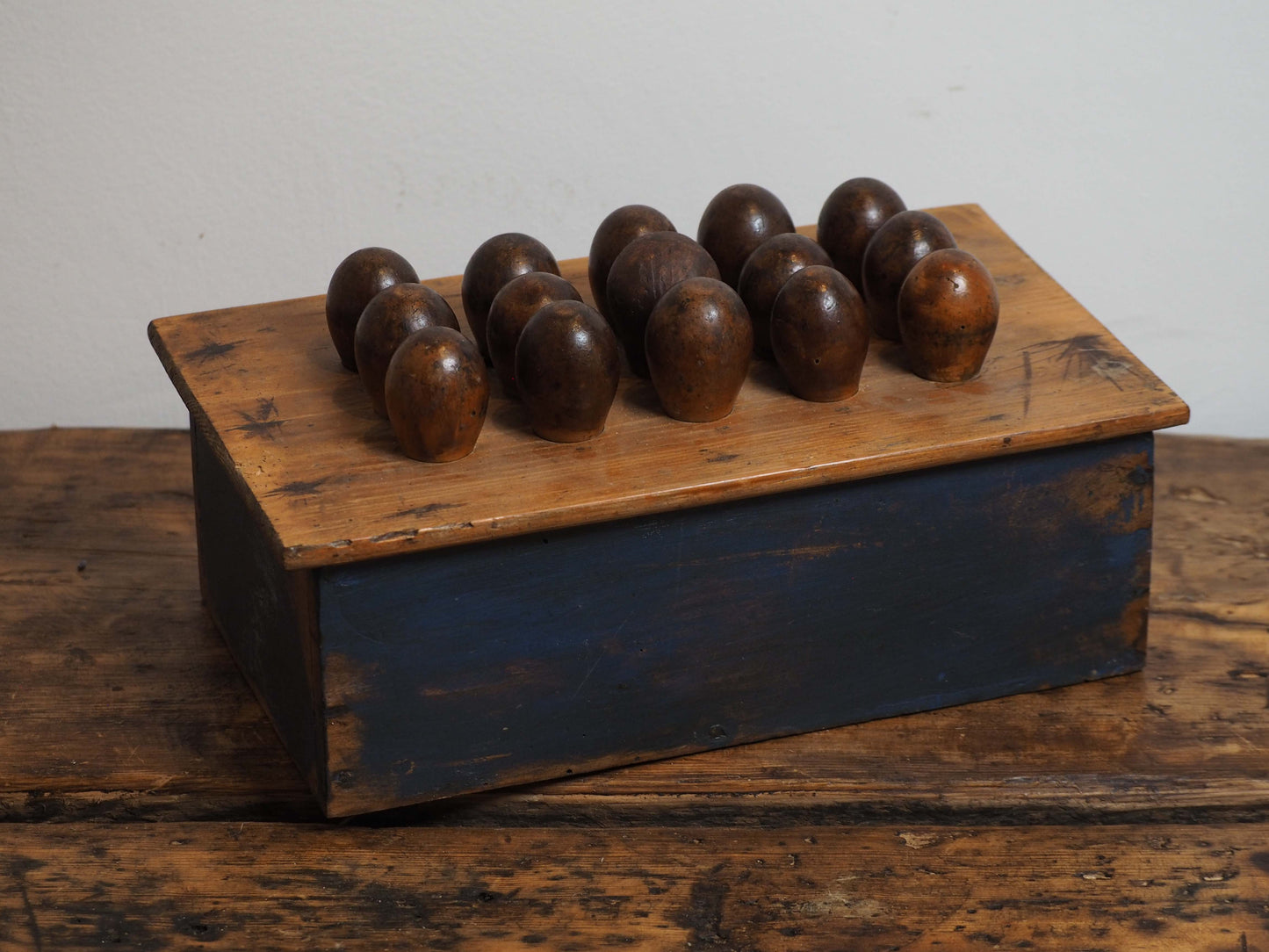 Vintage Antique Leather Working Tools and Storage Box