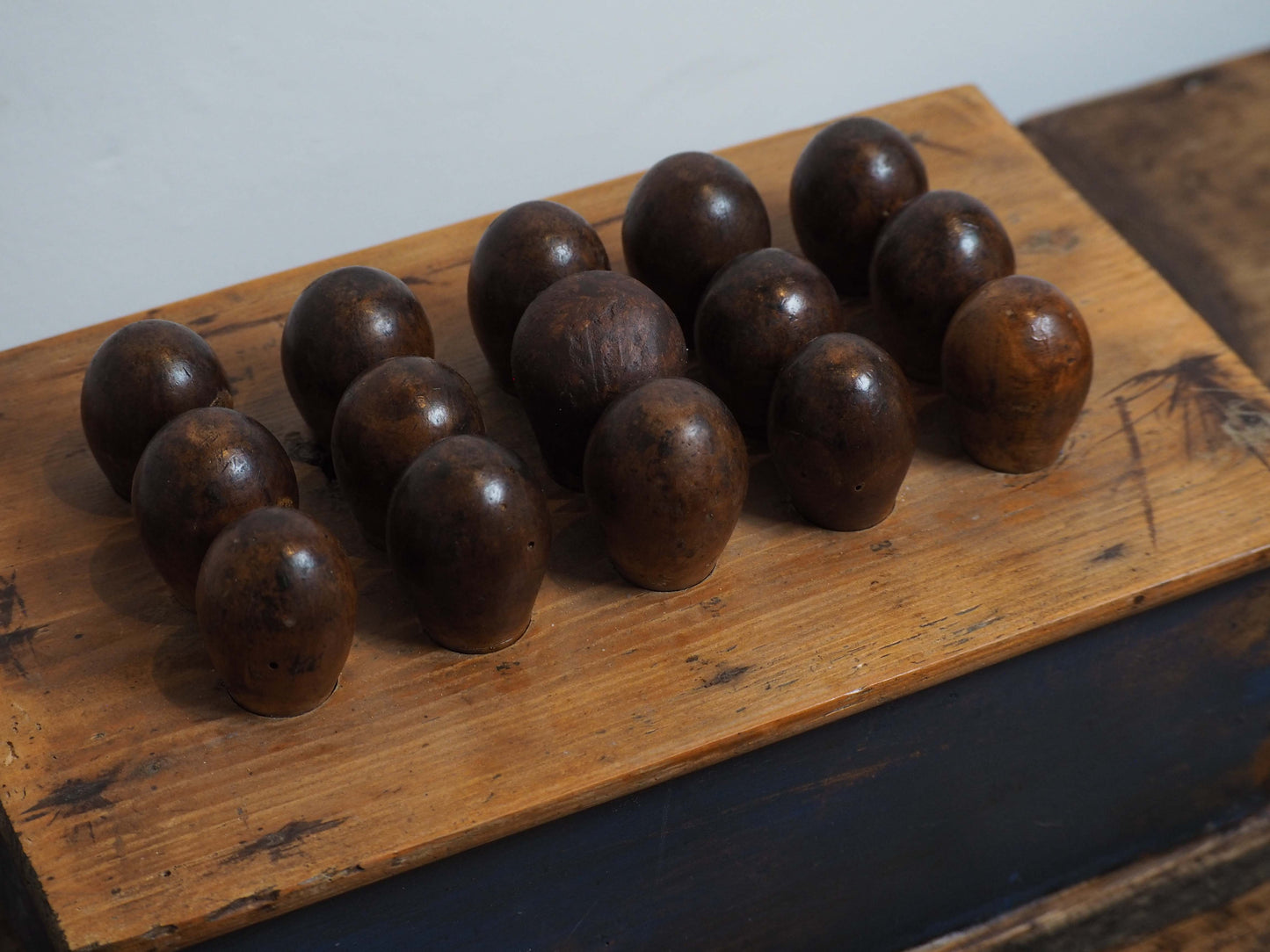 Vintage Antique Leather Working Tools and Storage Box