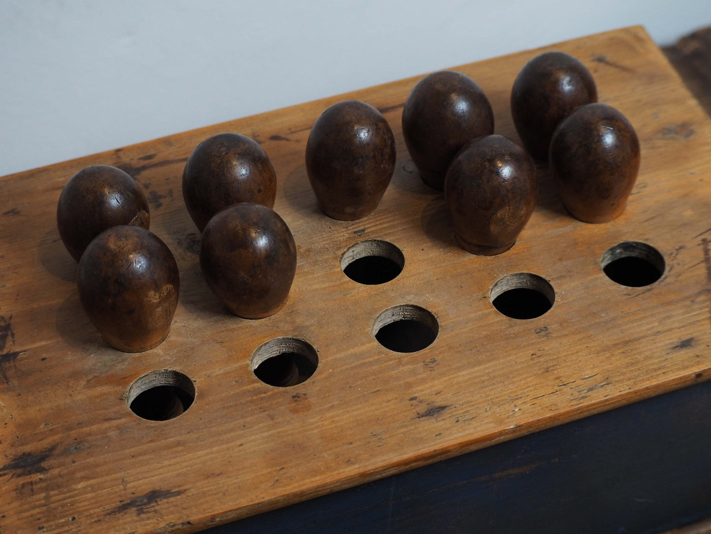 Vintage Antique Leather Working Tools and Storage Box