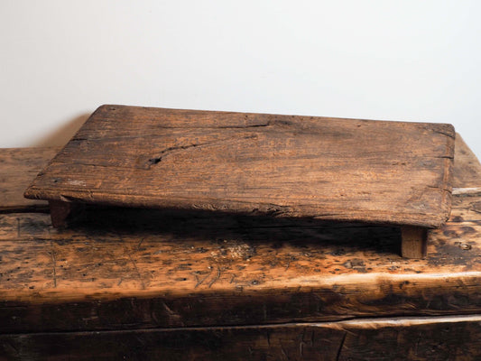 Vintage Antique Indian Wooden Pata Chopping Board / Rustic Charcuterie Board