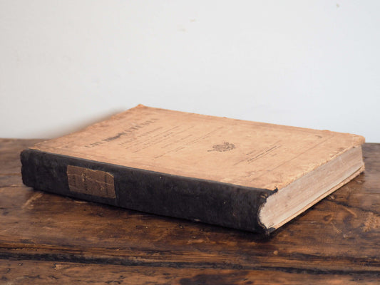 Old Vintage French Hard Back Book / Decorative Book