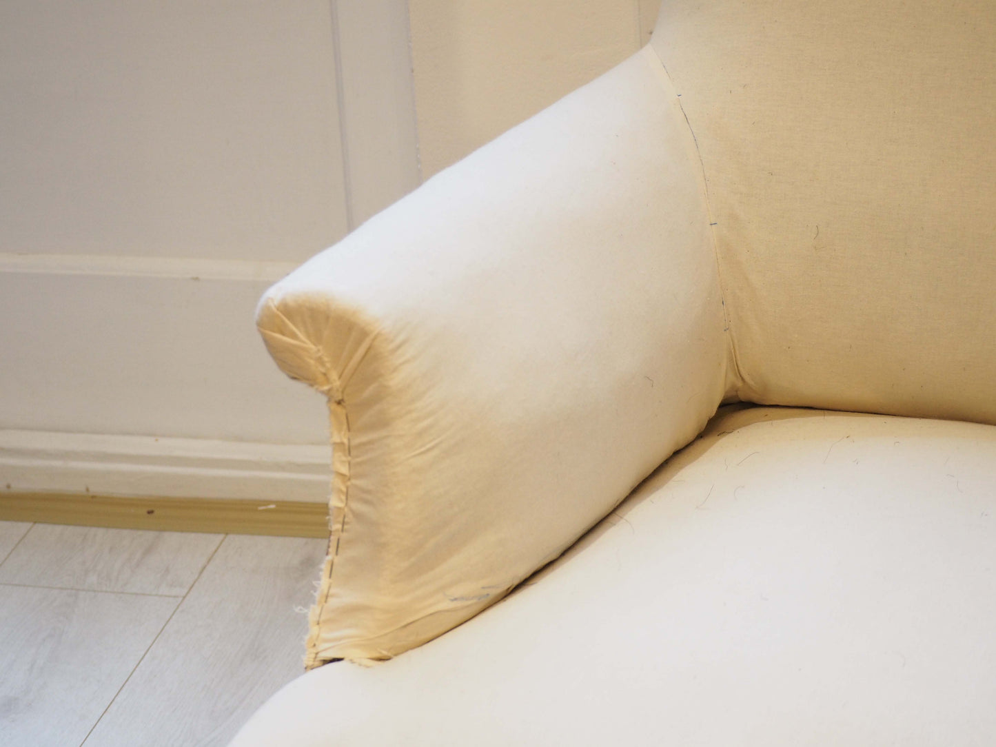 Vintage Antique French Napoleon III Square Back Arm Chair / Occasion Chair