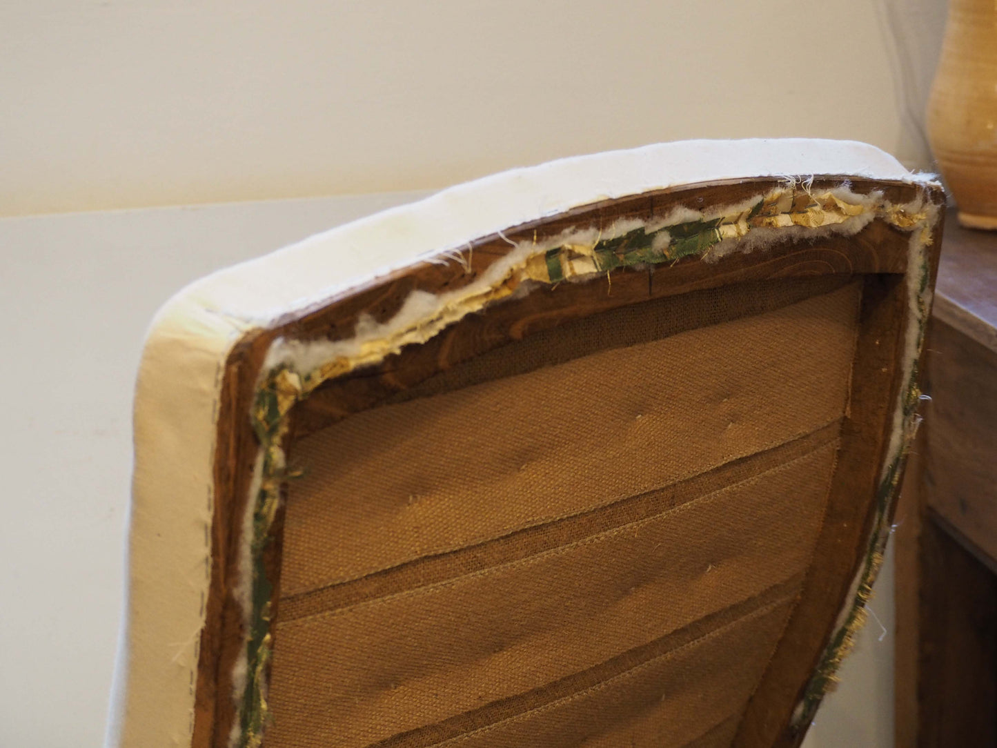 Vintage Antique French Napoleon III Square Back Arm Chair / Occasion Chair