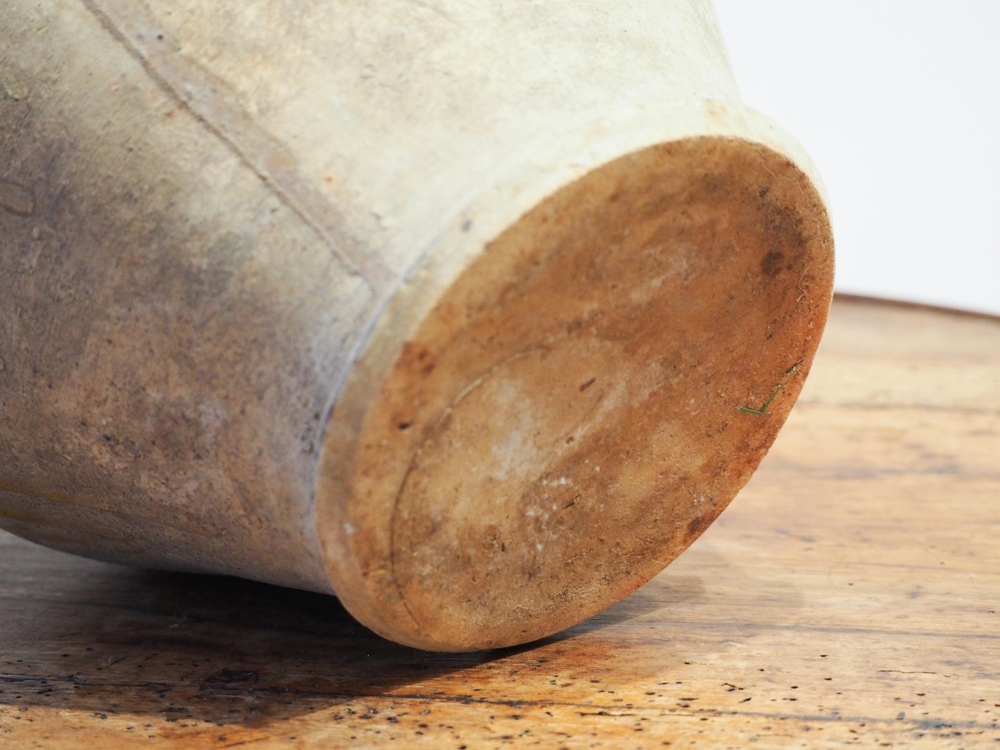 Vintage Antique French Yellow Glazed Confit Pot / Preservation Jar