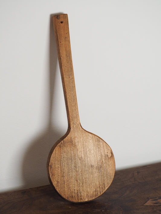 Vintage French Wooden Laundry Paddle / Lavender Batten Board / Decorative Paddle