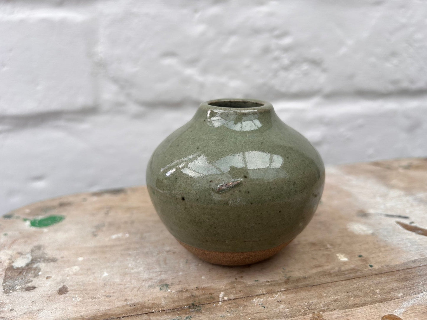 Small Ceramic Vase for St Augustine Pottery by Geoffrey WhitingDust CollectorsDust Collectors