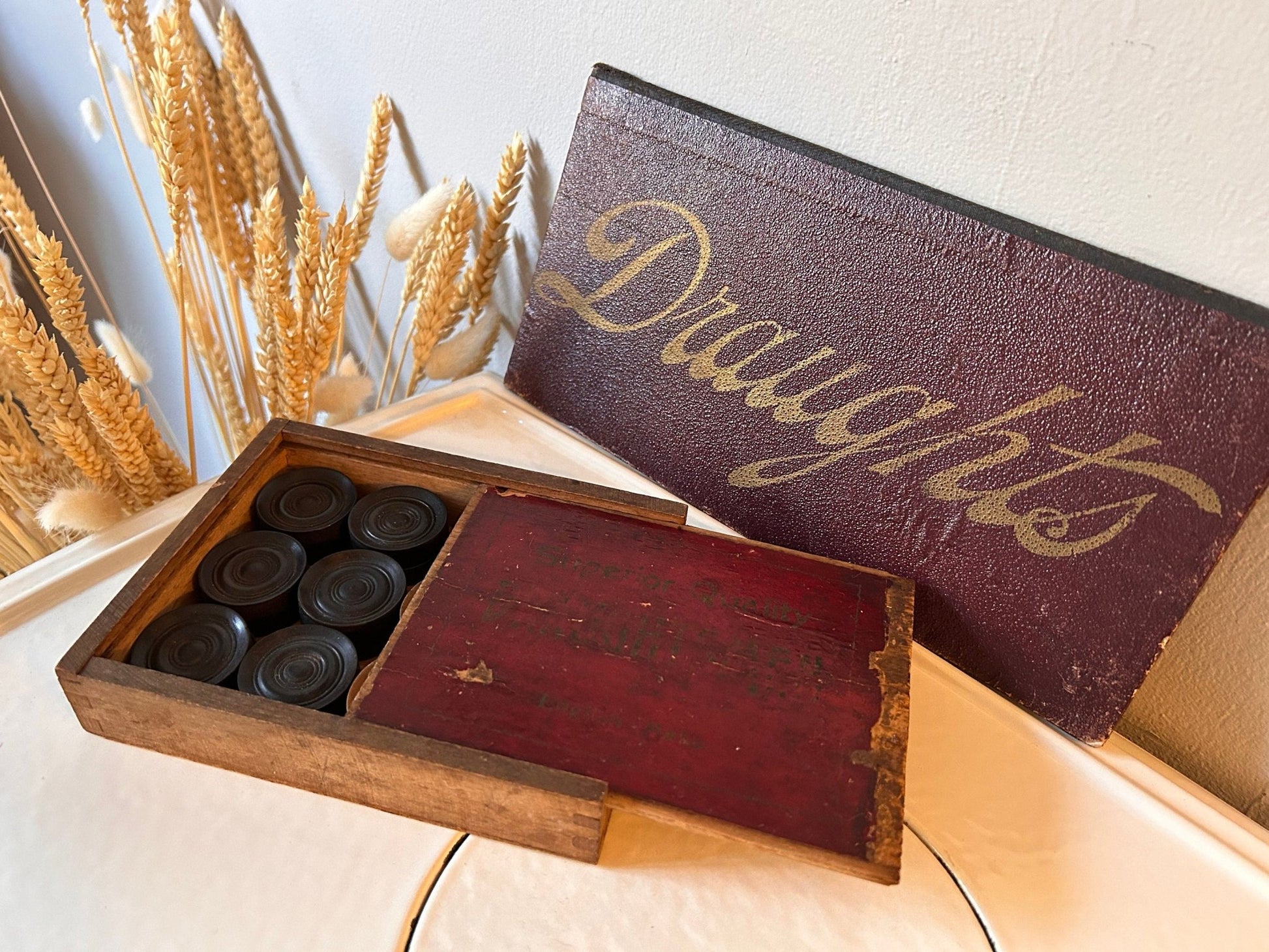 Vintage Droughts in Original Box Set With Board (Complete Set)Dust CollectorsDust Collectors